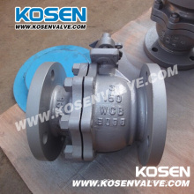 API Cast Steel Flanged Floating Ball Valves